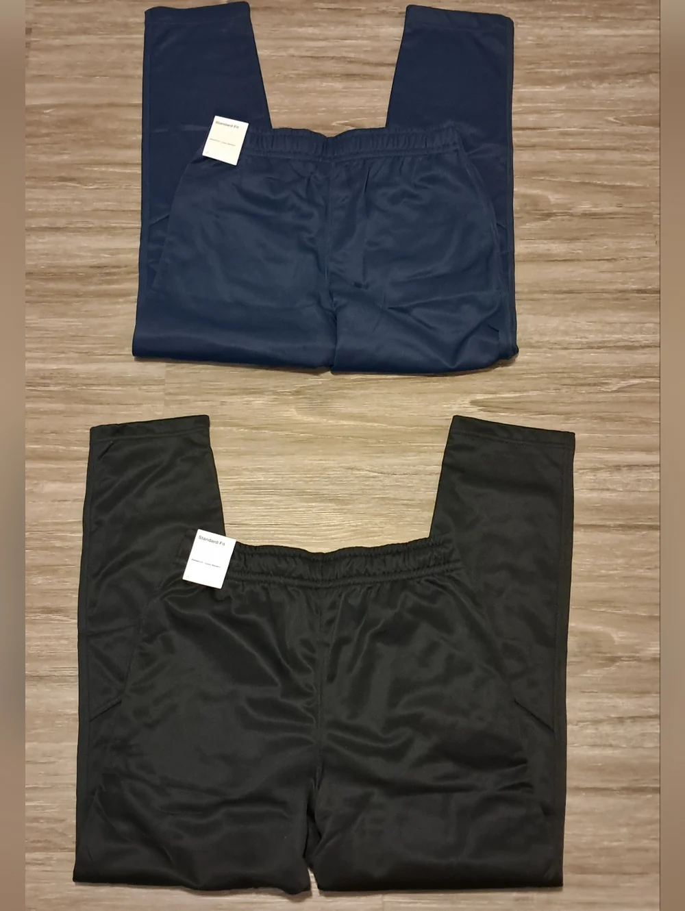 Nike Standard Fit Track Pants Boys XL Black / Blue Lot Of (2) New - Picture 4 of 8